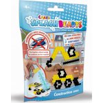 CRAZE Korálky Splash Beadys STAVEBNÍ STROJE – Zboží Živě