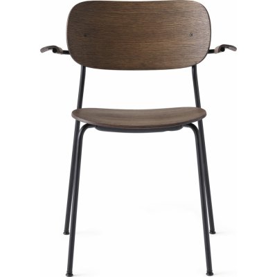 Menu Co Chair s područkami black / dark oak – Zbozi.Blesk.cz