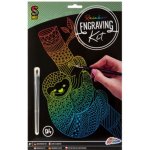 Grafix Škrabací obrázek A4 duhový Lenochod – Hledejceny.cz