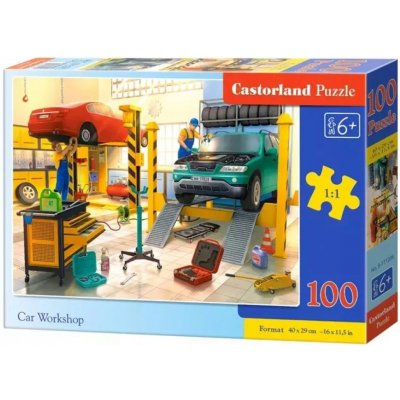 Castorland Autodílna 100 dílků – Sleviste.cz