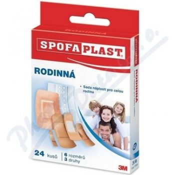 3M Spofaplast 601 Rodinná Mix 24 ks