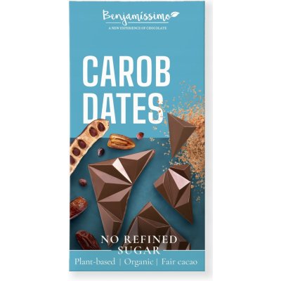 Benjamissimo Čokoláda Bio Karob a Datle bez přid. cukru 60 g – Zboží Dáma