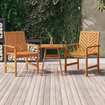 OMAXI 690700 Odkládací stolek 45 x 45 x 60 cm masivní akáciové dřevo – Hledejceny.cz