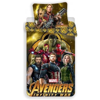 Jerry Fabrics Povlečení Avengers Infinity War 140x200 70x90