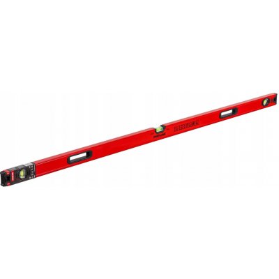 Hliníková vodováha s rukojeťmi 150cm 1.5m 3 libely 1mm/1m STAND Proline – Hledejceny.cz