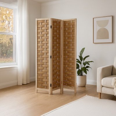 Autronic paraván EF-L186 NAT masiv – Zboží Dáma