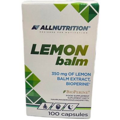 Allnutrition Lemon Balm 100 kapslí – Hledejceny.cz