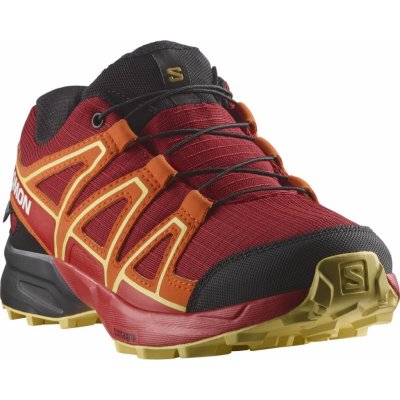 Salomon Speedcross Cswp J L47565900 red dahlia/red orange/sharp green – Zboží Mobilmania