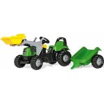 Rolly Toys Šlapací traktor Deutz-Fahr s nakladačem a přívěsem – Zboží Mobilmania