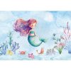 Tapety Postershop Fototapeta vliesová For kids mermaid watercolour rozměry 208x146 cm