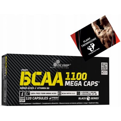 Olimp Sport Nutrition BCAA Mega Caps 1100 120 kapslí – Hledejceny.cz