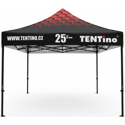 TENTino STEEL HEXAGON 3x3m 0A - BEZ BOČNIC, konstrukce + střecha TENTino + 0x boční plachta – Hledejceny.cz