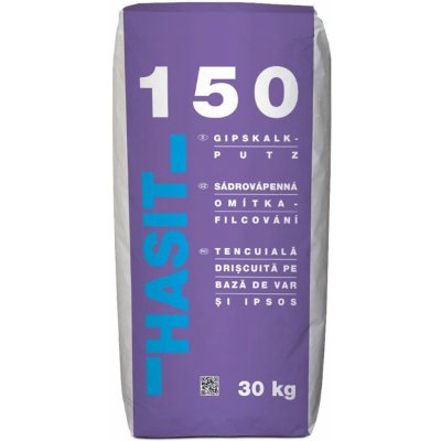 Hasit 150 0-1 mm Omítka sádrovápenná 30 kg – Hledejceny.cz