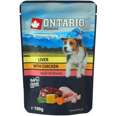 Ontario Adult játra s kuřecím ve vývaru 100 g – Hledejceny.cz