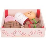 Bigjigs Toys dřevěné uzeniny v krabičce – Zboží Dáma