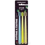 HERBADENT STAR Zubní kartáčky s velmi jemnými vlákny 3 ks – Hledejceny.cz