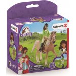 Schleich 42542 Sarah s pohyblivými klouby na koni – Hledejceny.cz