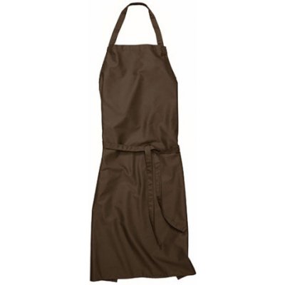 Workwear Verona 90 Dlouhá zástěra s laclem 00131-01 Toffee – Hledejceny.cz