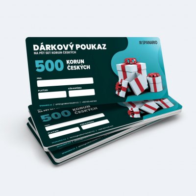 Elektronický dárkový poukaz - 500 Kč – Zbozi.Blesk.cz