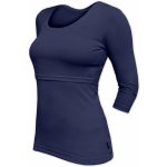 Jožánek Kateřina tričko pro snadné kojení 3/4 rukáv tyrkysová – Zboží Mobilmania