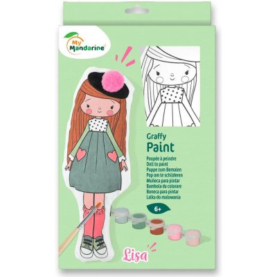 Avenue Mandarine Kreativní sada Doll to Paint Lisa – Hledejceny.cz
