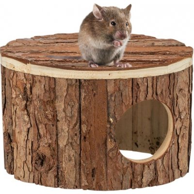 Trixie Domek METTE pro křečky 18 x 12 x 12 cm přírodní dřevo s kůrou – Hledejceny.cz