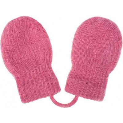 New Baby Dětské zimní rukavičky světle růžové
