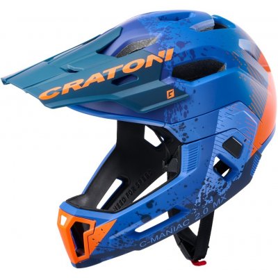 Cratoni C-Maniac 2.0 MX blue -orange matt 2024 – Sleviste.cz