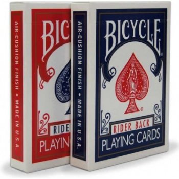 Bicycle Rider Back Standard Poker červené