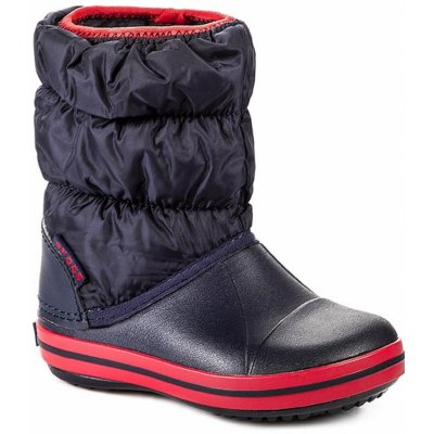 Crocs Winter Puff Boot Kids Dětské sněhule modrá – Zboží Mobilmania