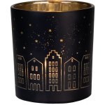 räder Skleněný svícen City of Light 8 cm, černá barva, sklo – Zboží Dáma räder Skleněný svícen City of Light 8 cm, černá barva, sklo – Zboží Dáma