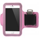 Pouzdro AppleMix Sportovní Apple iPhone 6 / 6S - růžové s reflexním pruhem – Zboží Živě