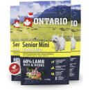 Granule pro psy Ontario Senior Mini Lamb & Rice 2,25 kg