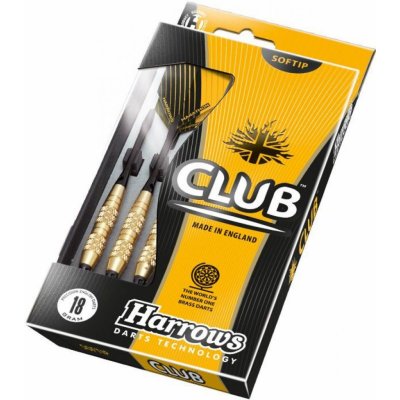 Harrows Club Brass softip 18g K2