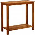OMAXI 543573 Zahradní konzolový stolek 80x35x75 cm masivní akáciové dřevo – Hledejceny.cz