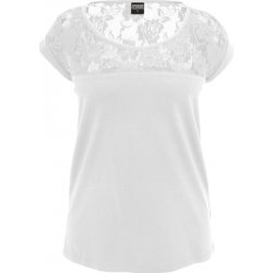 Urban Classics Ladies Top Laces T-shirt white