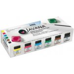 Sada barev na hedvábí Javana 6x20 ml + kontura – Zboží Dáma