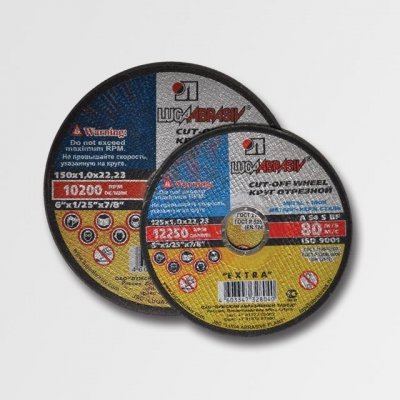 LUGA ABRASIVE Kotouč řezný na ocel a nerez | 125x2,0x22,2 mm – Zboží Mobilmania