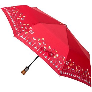 DP340-S4-G deštník dámský skládací plně automatický červený