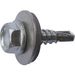 SCH Samovrtný šroub 6hranná hlava, s podložkou DIN7504K, ocel pozink Varianta: Samovrtný šroub 6hranná hlava, podložka ø16 mm DIN7504K 6.3x25, ocel pozink – Hledejceny.cz