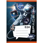 Junior Sešit A6 20 listový linkovaný 624 Kosmonaut – Zboží Dáma