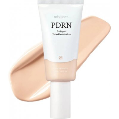 Mixsoon PDRN Collagen Tinted Moisturizer 21 Soft rozjasňující veganský bb / cc krém pro hydrataci s kolagenem 50 ml – Zboží Dáma