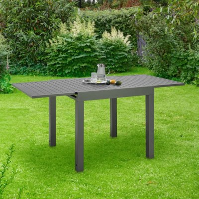 Juskys Zahradní stůl Laki 80x80 cm antracit – Hledejceny.cz