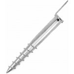 Zemní vrut typ L 80x80x700 mm – na pergoly a ploty (bez betonování) – Zboží Mobilmania