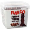 Pamlsek pro psa Rasco plněné trojúhelníčky se šunkou 750 g