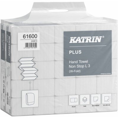 Katrin Plus Non Stop L ZZ, 3 vrstvy, bílé, 25 x 90 ks, 61600 – Zbozi.Blesk.cz