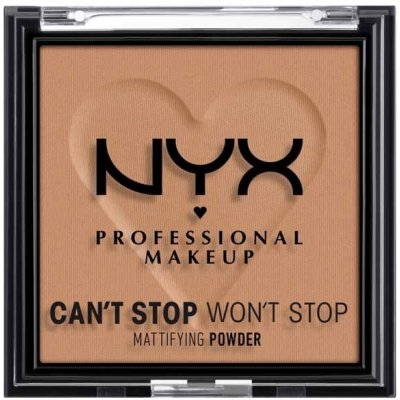 NYX Professional Makeup Can't Stop Won't Stop Mattifying Powder matující pudr 05 Golden 6 g