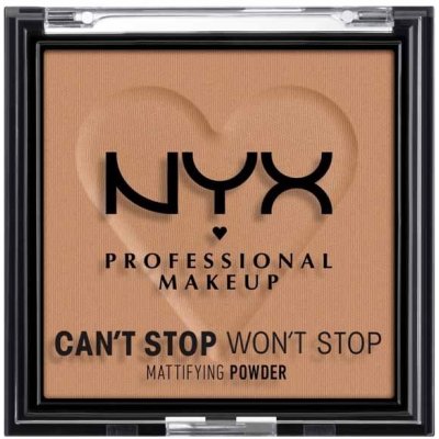 NYX Professional Makeup Can't Stop Won't Stop Mattifying Powder zmatňující pudr 11 Bright Translucent 6 g – Hledejceny.cz