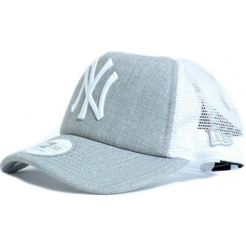 New Era Clean Trucker NY šedá / bílá