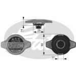 Uzavírací víčko, chladič GATES RC134 – Sleviste.cz